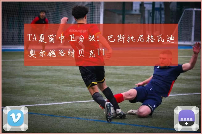 TA夏窗中卫分级：巴斯托尼格瓦迪奥尔施洛特贝克T1